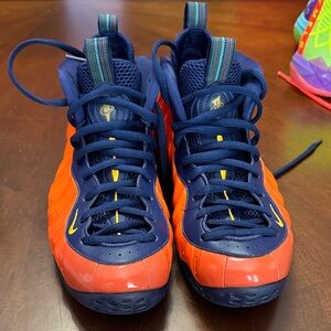 Nike Navy and Orange Sneakers
